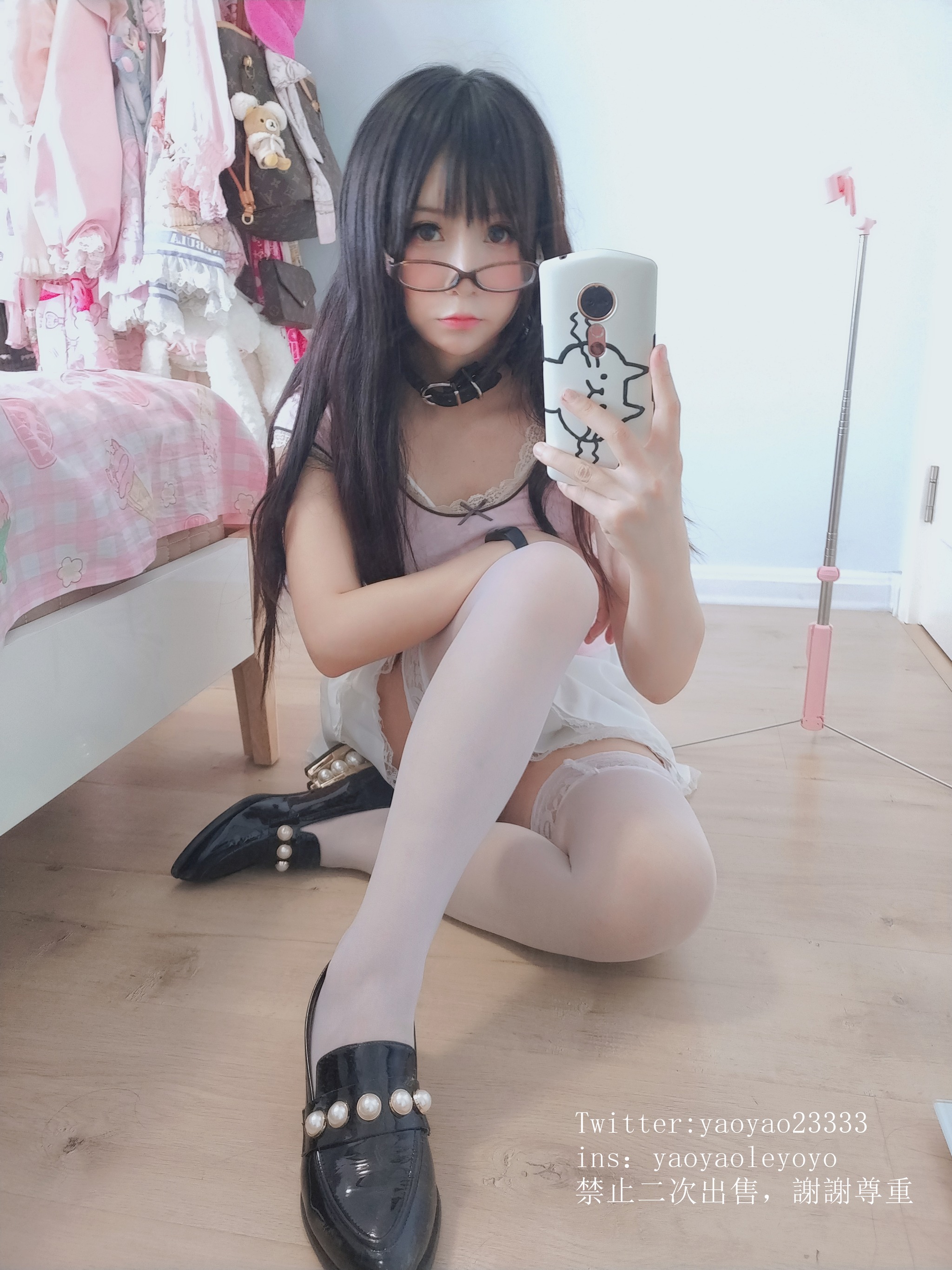 摇摇乐yoyo - NO.051 软妹摇摇乐yoyo 自撮り-VOL.29 白袜的姐姐[135P]-XikXak